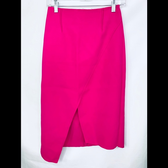 topshop asymmetric pink skirt US2 BNWOT - Picture 3 of 3